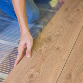 Hardwood floor repair and refinishing Tulsa 1