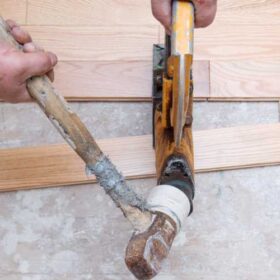 Hardwood floor repair and refinishing Tulsa