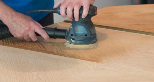 Hardwood floor repair and refinishing Tulsa 1