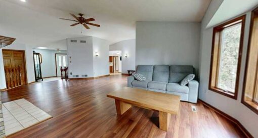 Hardwood floor repair and refinishing Tulsa 1