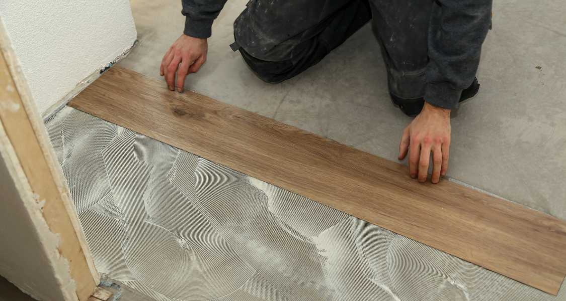 Vinyl flooring installation in Tulsa Oklahoma